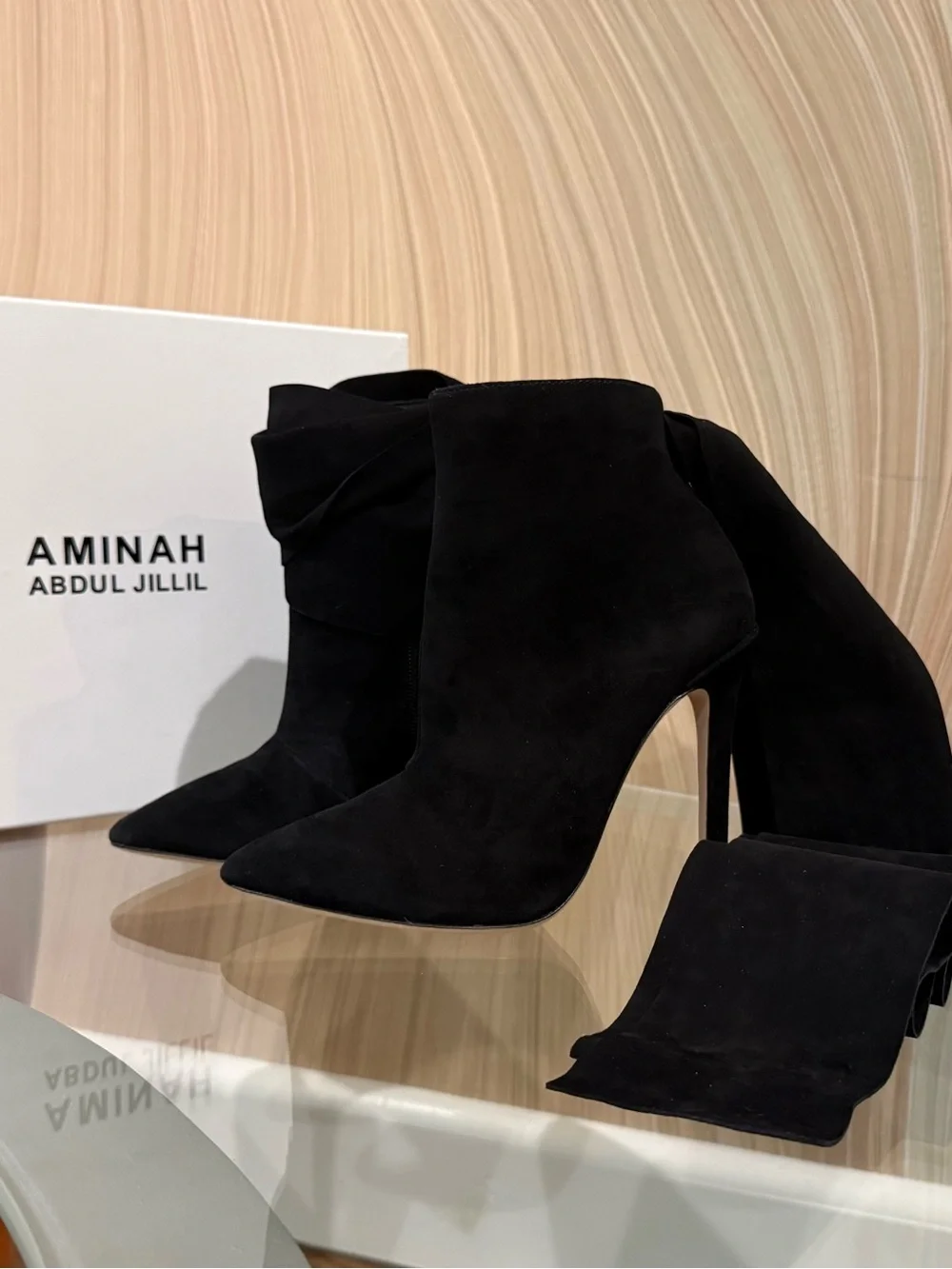 Aminah Abdul Jillil elegant black
